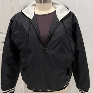 Black Windbreaker Jacket